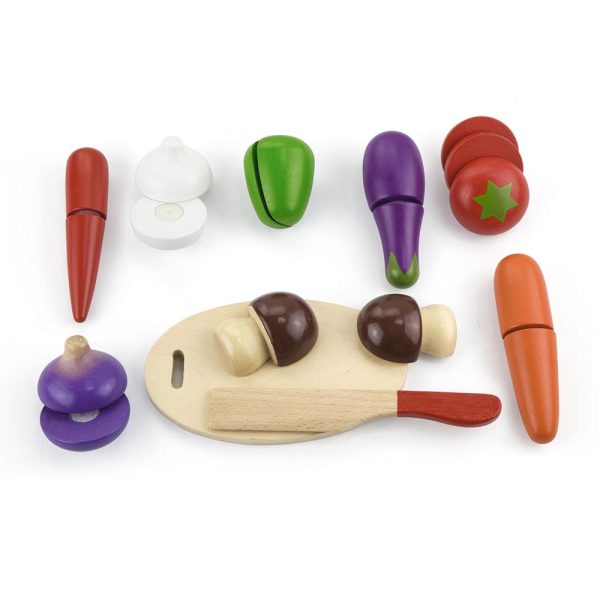 Comida Madera Cortar Vegetales