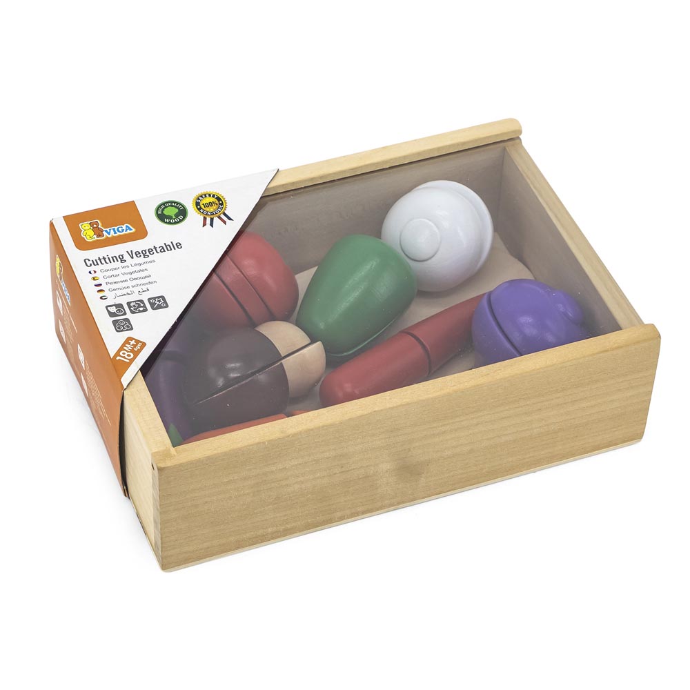 Comida Madera Cortar Vegetales Imagen 2