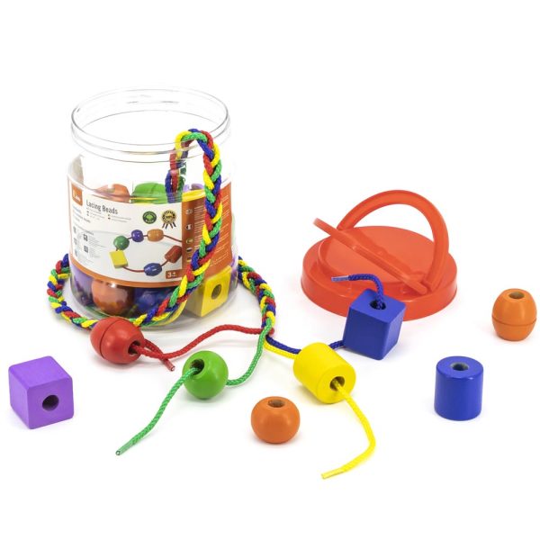 Enlazar Cuentas Madera 30 pz