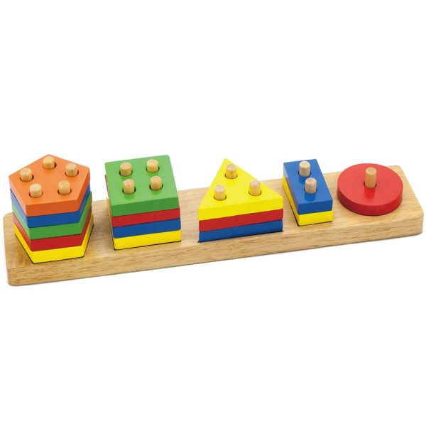 Encaje Madera Formas Geométricas 1 al 5