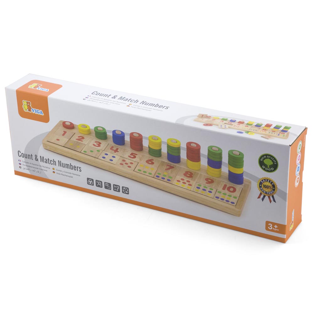 Fichas y Argollas Madera para Contar Imagen 2