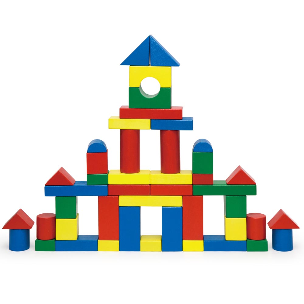 Bloques Madera 50 pz en Balde Imagen 3