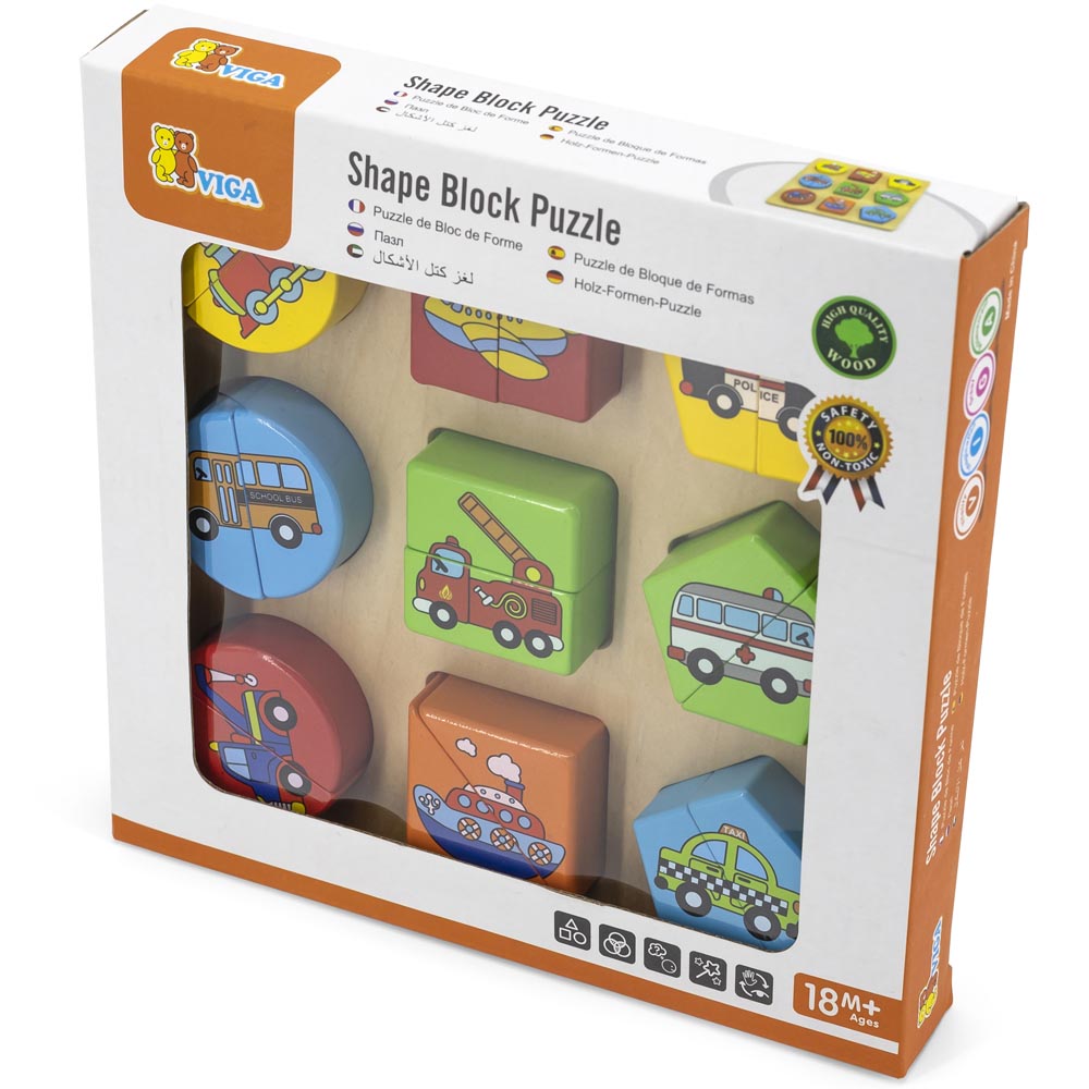 Puzle Madera Dúo Transporte Imagen 3