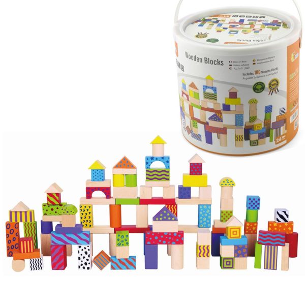 Bloques Madera 100 pz