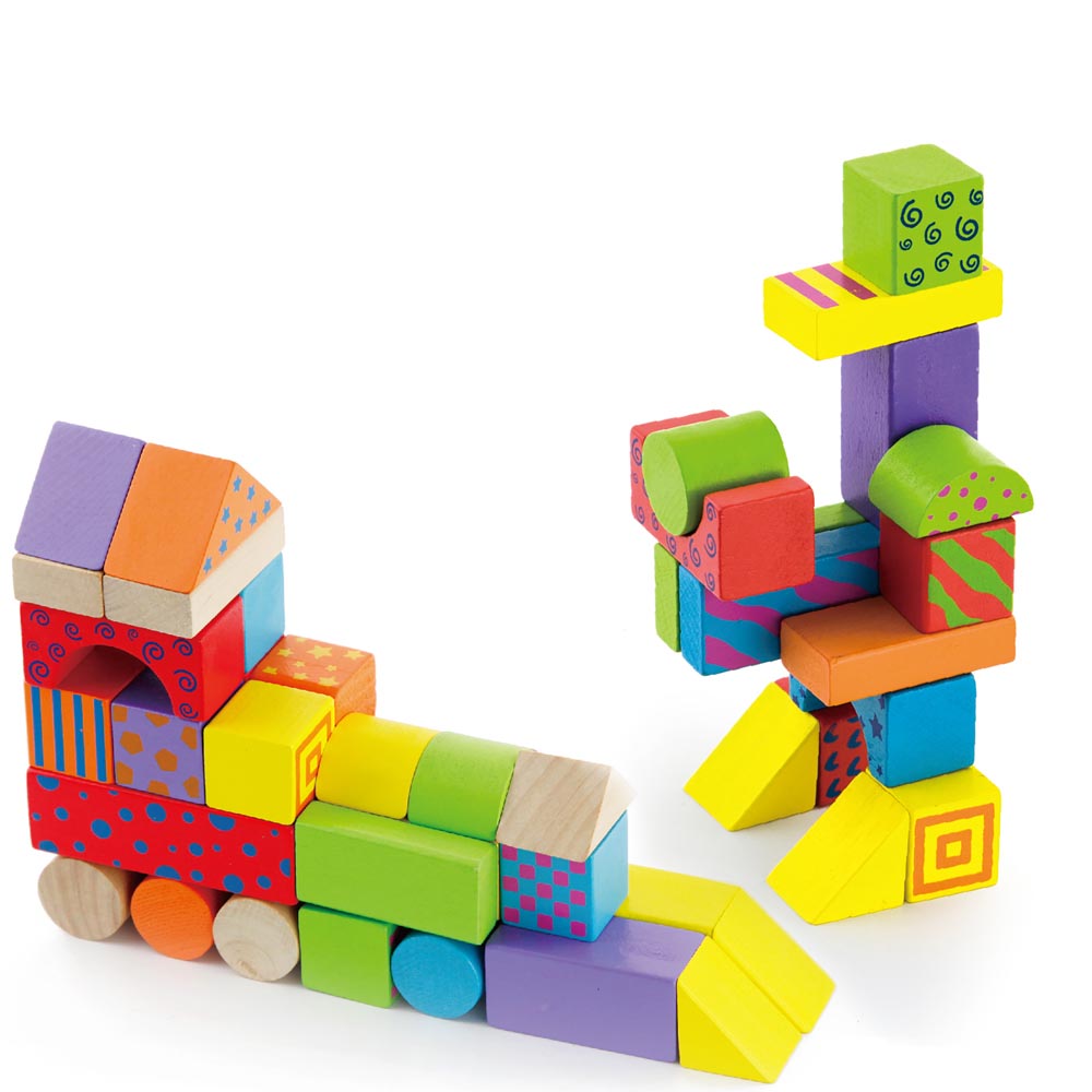 Bloques Madera 100 pz Imagen 2