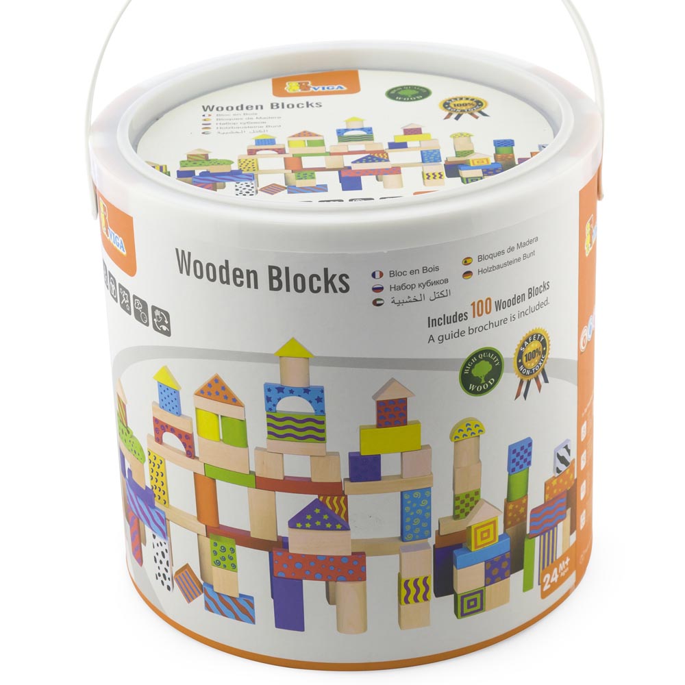 Bloques Madera 100 pz Imagen 5