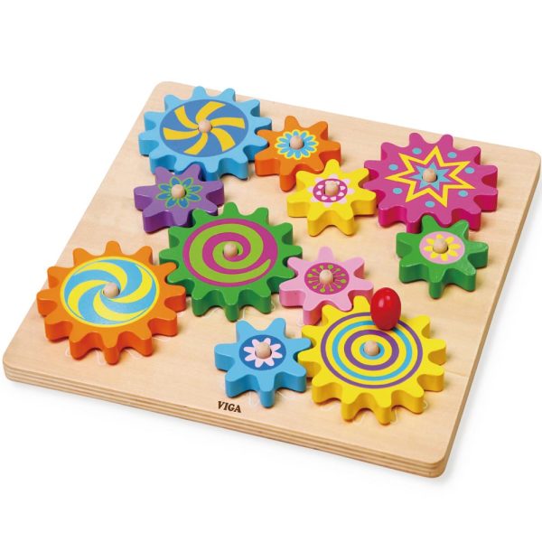 Engranajes Madera Armar 12 pz