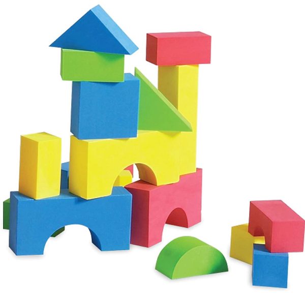 Bloques Goma Eva Color 80 pz