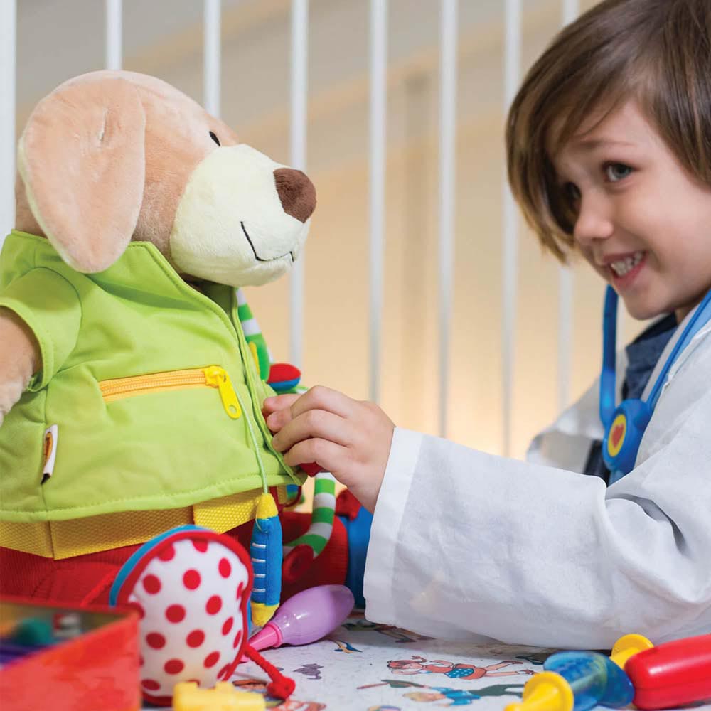 Peluche Perro Veterinario Imagen 2