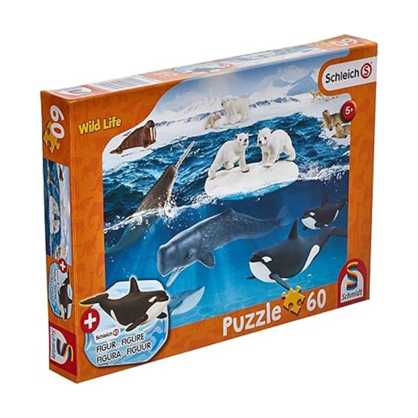Puzle 60 pz Vida salvaje en el Ártico