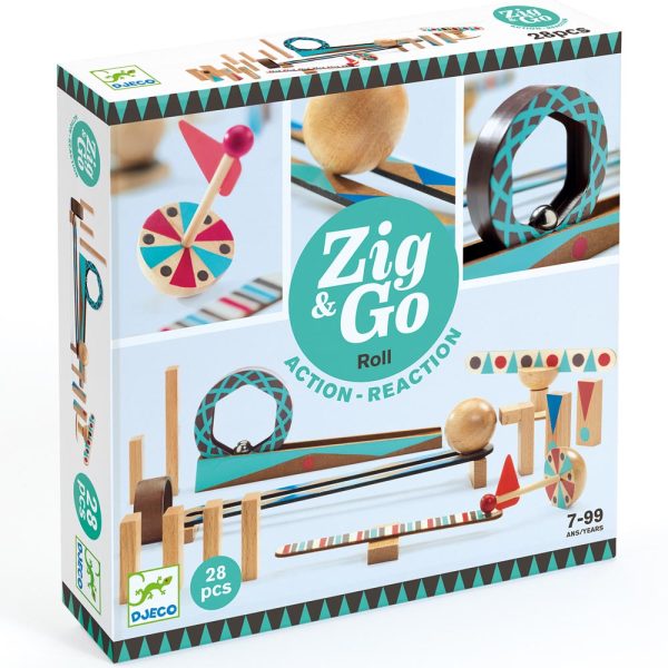 Circuito Madera Zig & Go 28 pz