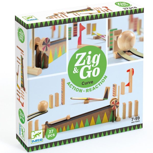 Circuito Madera Zig & Go 27 pz