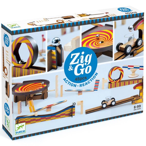 Circuito Madera Zig & Go 45 pz