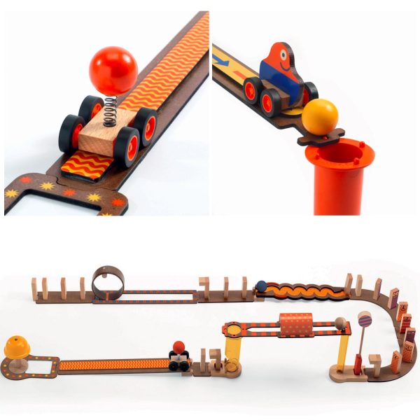 Circuito Madera Zig & Go 43 pz