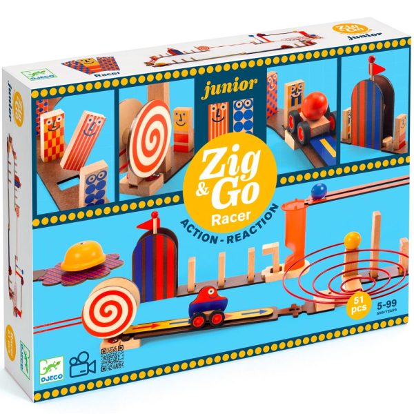 Circuito Madera Zig & Go 51 pz