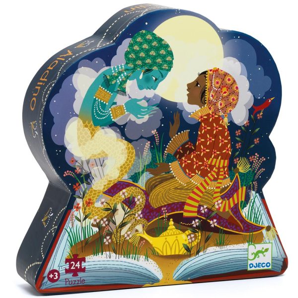 Puzle Silueta 24 pz Aladino